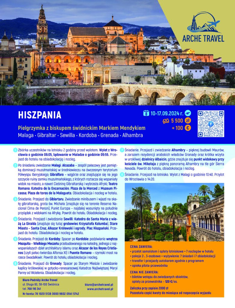 Hiszpania Arche travel