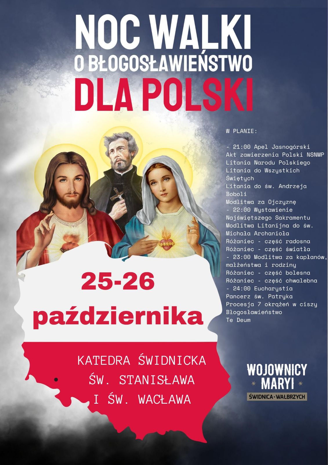 noc walki o błogosławieństwo dla Polski