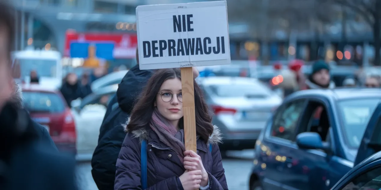 Demonstracja przeciwko edukacji seksualnej w polskiej szkole – protest rodziców i nauczycieli 1 grudnia