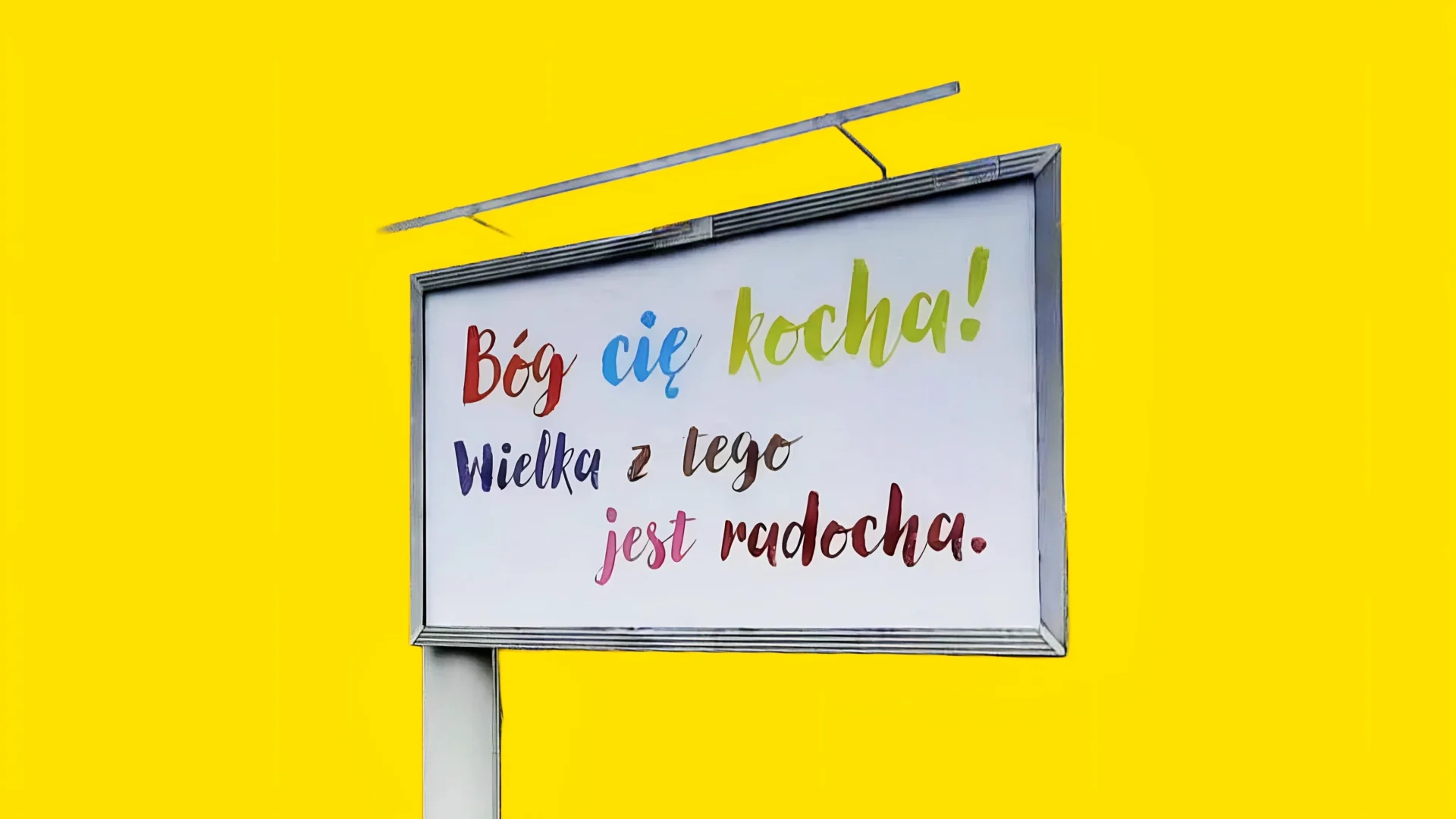 Bóg Cię kocha wielka z tego jest radocha