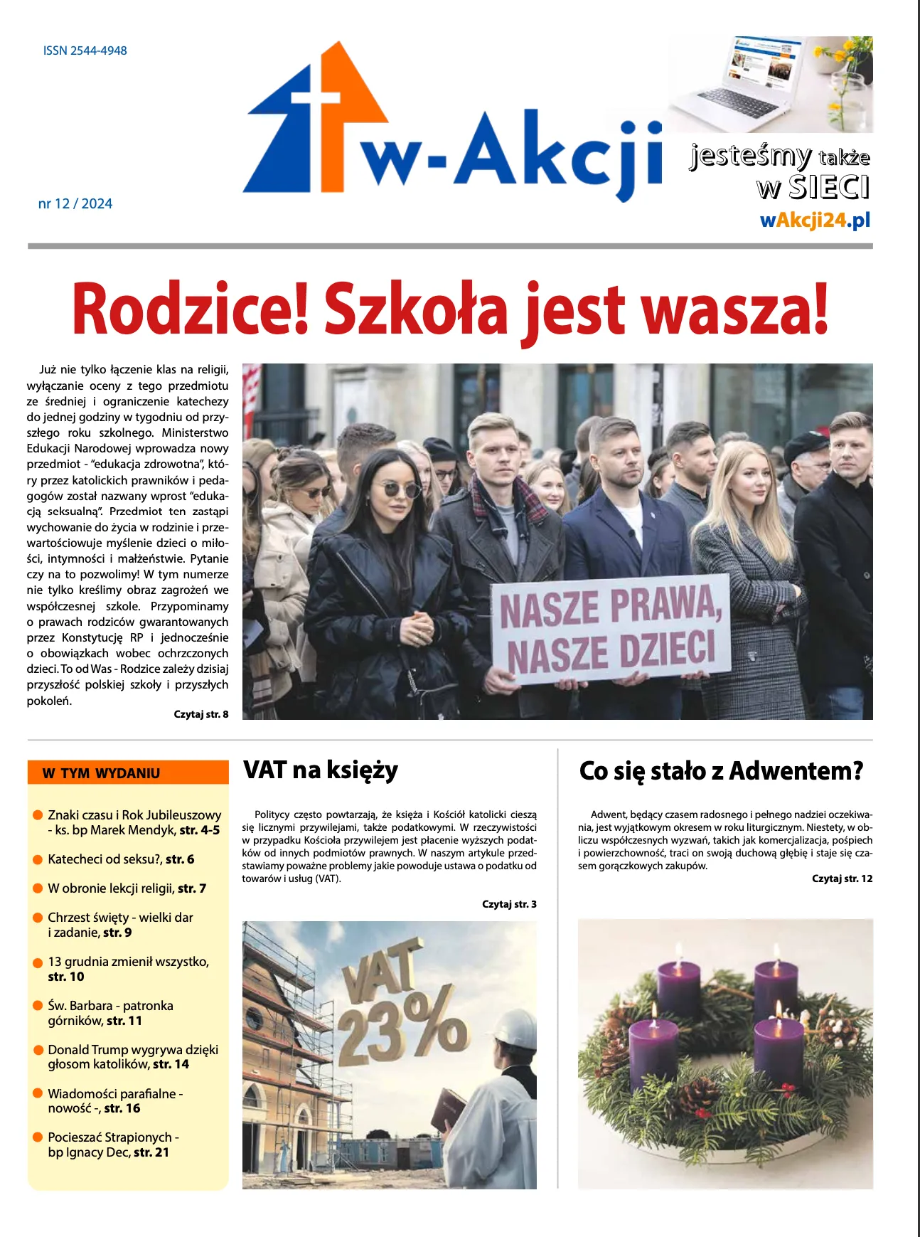 Nowy numer miesięcznika "W Akcji"