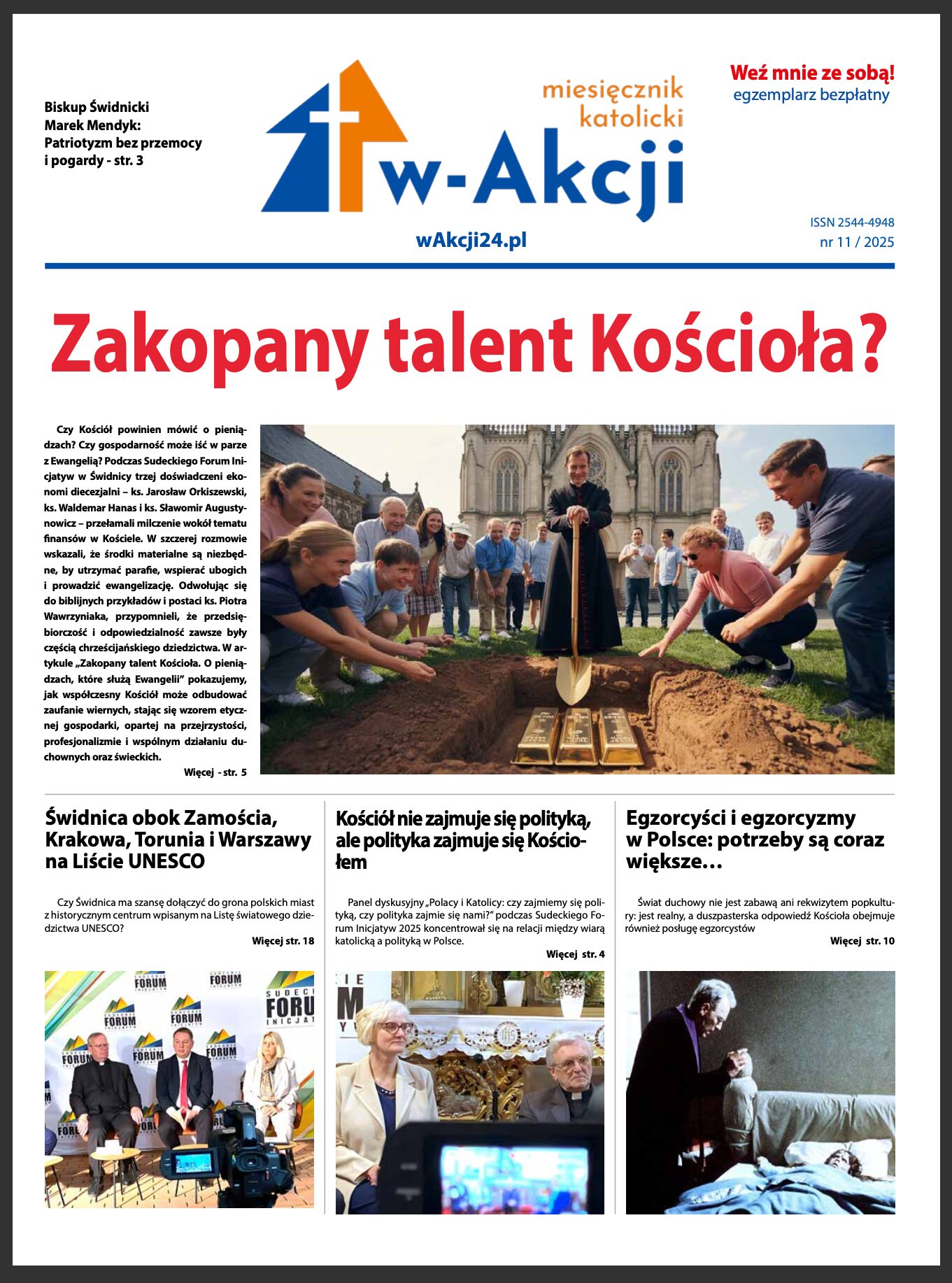 numer Miesięcznika Katolickiego w-Akcji