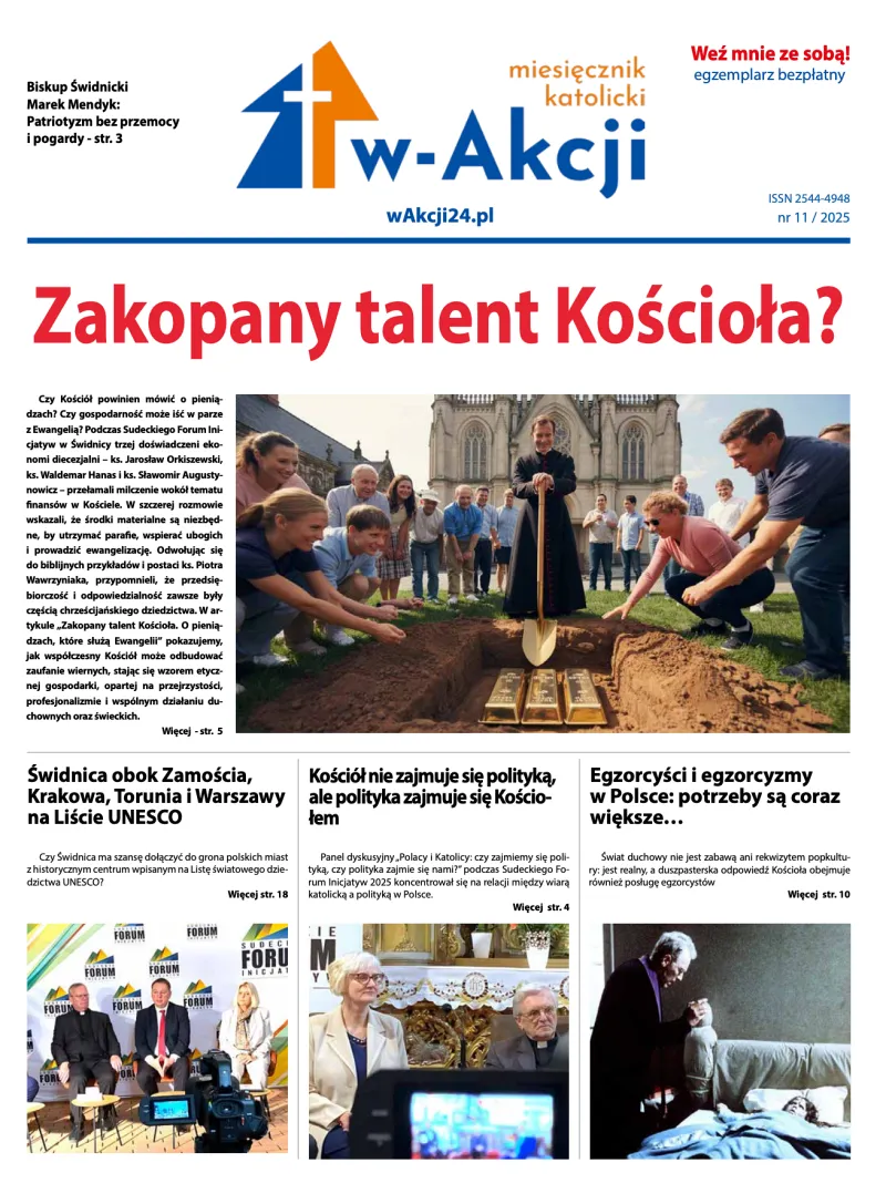 Nowy numer miesięcznika katolickiego "w-Akcji"
