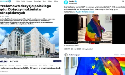 Krzysztof Kotowicz: Wytrychem w rodzinę. Wyrok NSA to uchylanie tzw. „okna Overtona”